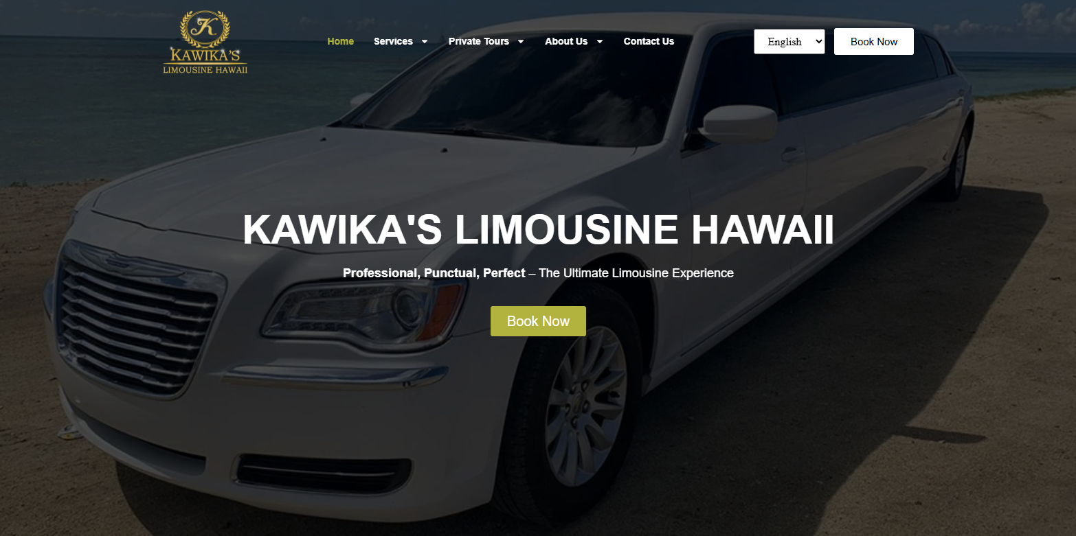 Kawika's Limousine Hawaii preview
